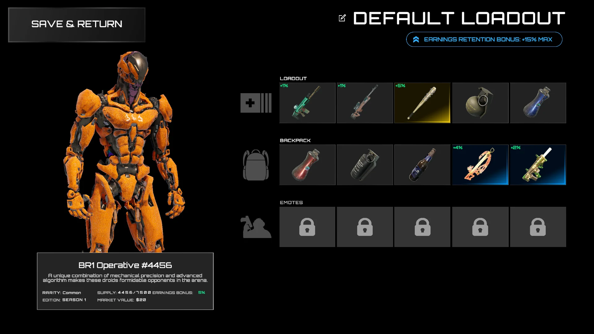BR1: INFINITE loadout screen